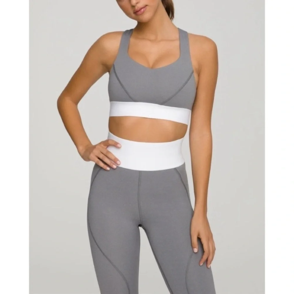 Good American Icon core Leggings Heather Gray size 3 - Picture 2 of 13